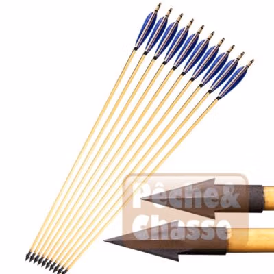 🎯 Authentic Wooden Arrows for Archery - Traditional Aesthetics and Performance!