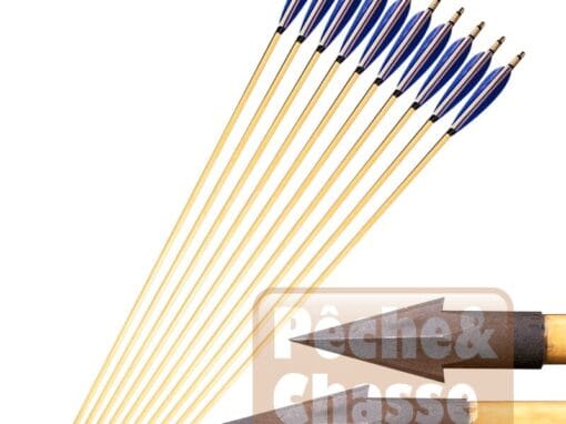 🎯 Authentic Wooden Arrows for Archery – Traditional Aesthetics and Performance!