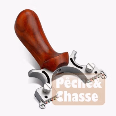 🎯 HunterCraft Elite Slingshot: Stainless Steel and Wood Catapult for Sports Shooting and Hunting Enthusiasts 🌲