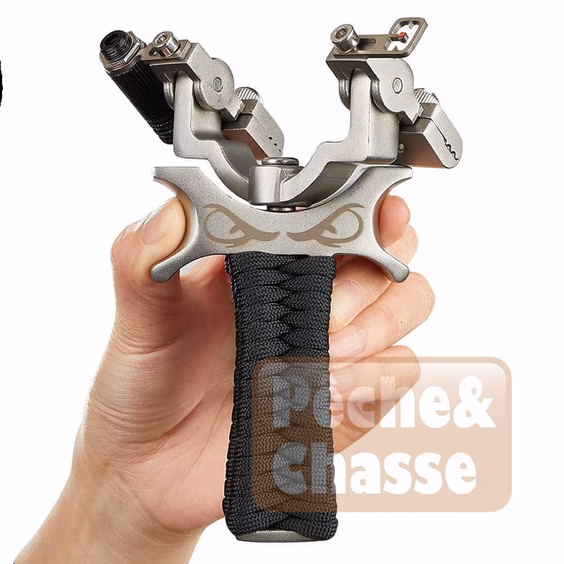 🎯 LaserMaster Slingshot 🚀: Stainless Steel Slingshot with Laser Sight - Unparalleled Precision & Power