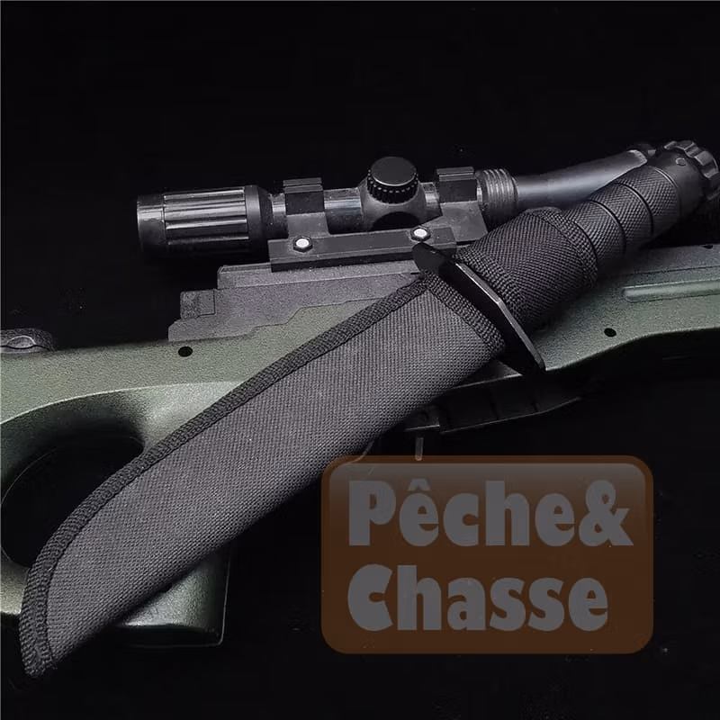 Predator Sharpedge: Couteau de chasse tactique en acier inoxydable haut de gamme de 21,5 cm (8,26')