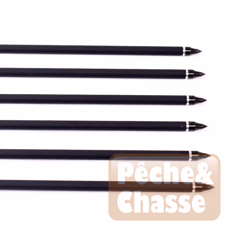 đč Jeu de flĂšches en carbone pour la chasse Ă l'arc et lance flĂšche â la prĂ©cision alliĂ©e Ă la robustesse (41/51 cm)