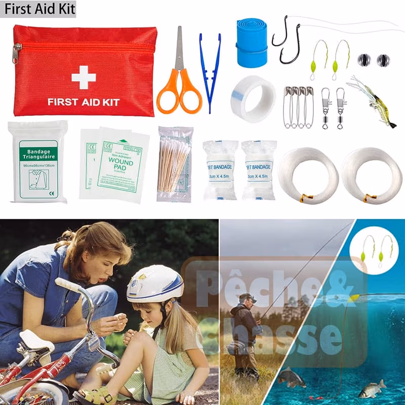 🌲SurvivalMaster Pro 47-en-1: Le Meilleur Kit de Survie Militaire Complet pour Survivalistes et Aventuriers!🔦
