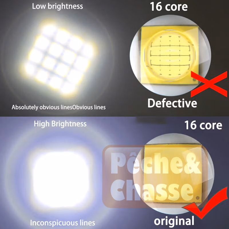 🔦 ProBeam X16 : Votre Lampe Tactique Ultra-Puissante pour des Expériences de Chasse et de Pêche Inégalées !