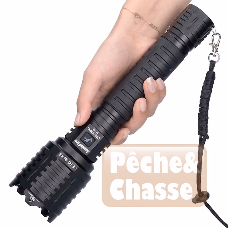 🔦 ProBeam X16 : Votre Lampe Tactique Ultra-Puissante pour des Expériences de Chasse et de Pêche Inégalées !