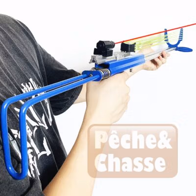 🎯 DragonStrike Pro - Fronde de Chasse en Acier Inoxydable avec Visée Laser Semi-Automatique - Une Expérience de Chasse Révolutionnaire 🎯