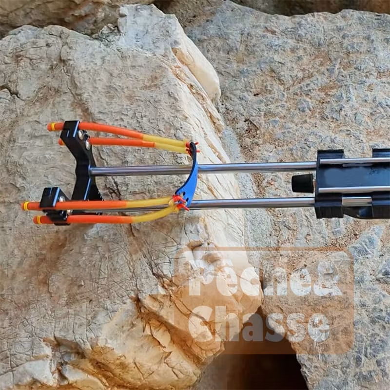 đŻ Lance pierre / catapulte de chasse semi automatique en acier inoxydable cnc : un lance pierre pro pour le tir