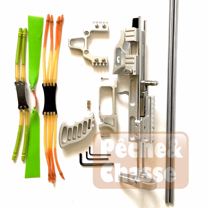 đŻ Lance pierre / catapulte de chasse semi automatique en acier inoxydable cnc : un lance pierre pro pour le tir