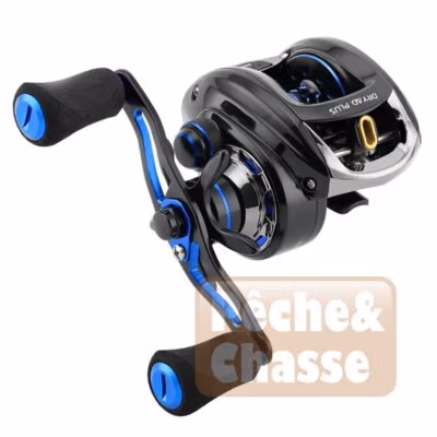 🎣 Moulinet BAITCASTING Anti-corrosion Ratio 7.6:1/7.0:1 – Ultra Haute Vitesse, 'PowerFish Pro' pour la Pêche au Carnassier