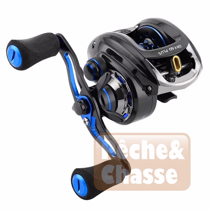 đŁ Moulinet BAITCASTING Anti-corrosion Ratio 7.6:1/7.0:1 â Ultra Haute Vitesse, 'PowerFish Pro' pour la PĂȘche au Carnassier