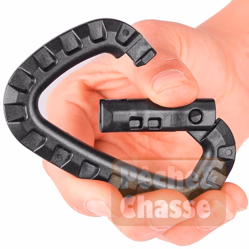 đ§ââïžUltraLight TacHook: 5 Pcs Mousqueton porte-clĂ©s tactique en polymĂšre dur ultra-lĂ©ger - Un bijou de collection pour toutes vos actions d'alpinisme!đŒ