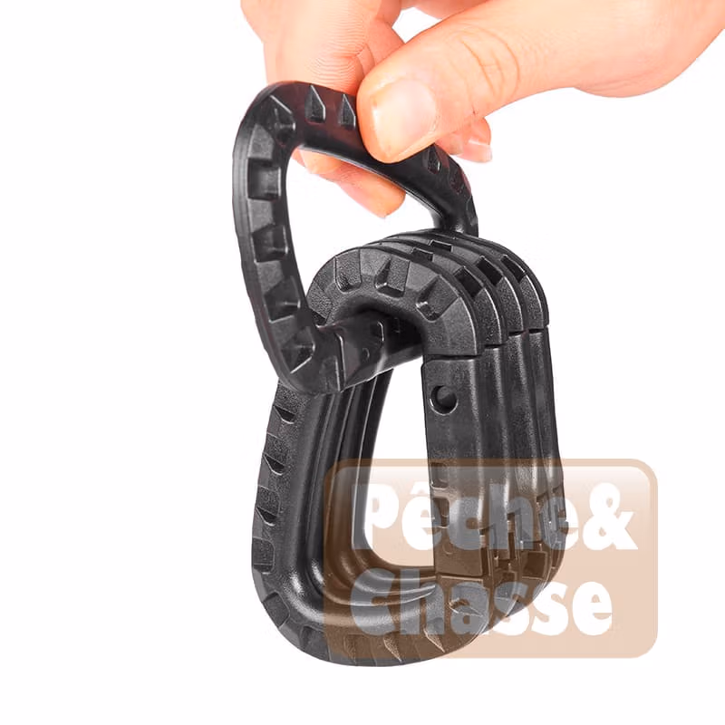 đ§ââïžUltraLight TacHook: 5 Pcs Mousqueton porte-clĂ©s tactique en polymĂšre dur ultra-lĂ©ger - Un bijou de collection pour toutes vos actions d'alpinisme!đŒ
