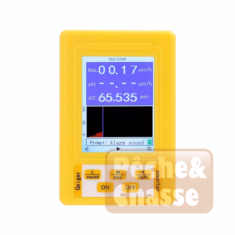RadGuard Pro: Compteur Geiger et Détecteur de Rayonnement Électromagnétique Portable - Votre Instrument de Mesure Indispensable