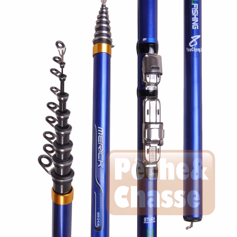 🎣 FlexiFish™ - Canne à pêche télescopique : la sensation carnassière ultime