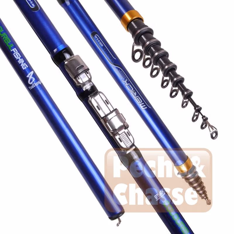 🎣 FlexiFish™ - Canne à pêche télescopique : la sensation carnassière ultime