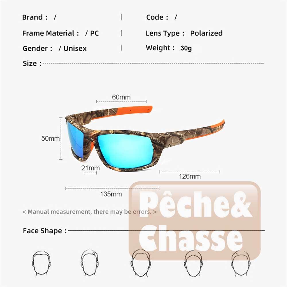 CIFOYA Lunettes De Soleil Polarisées Pour Homme Avec Sangle Protection