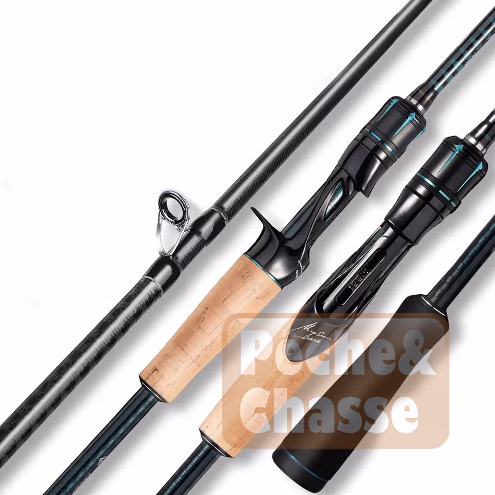 Canne à Pêche pour Truite - TroutMaster - Centre de Gravité Optimal & Carbone 100%