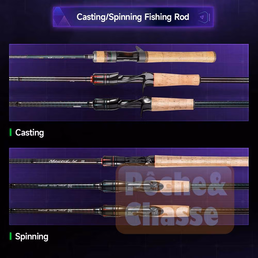 Canne à Pêche pour Truite - TroutMaster - Centre de Gravité Optimal & Carbone 100%