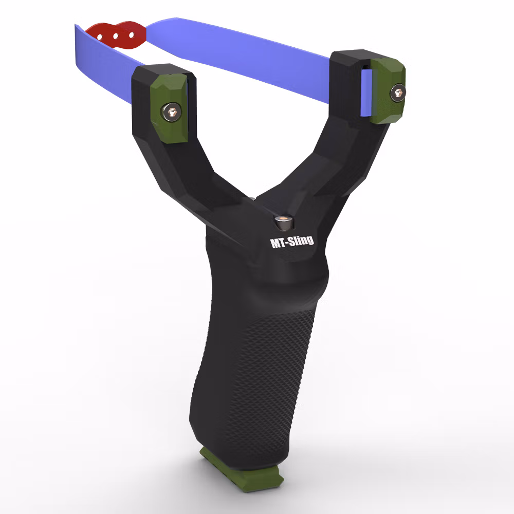 MT-Sling X1 - Lance-pierre 100% Français en Impression 3D | Haute Précision et Design Innovant