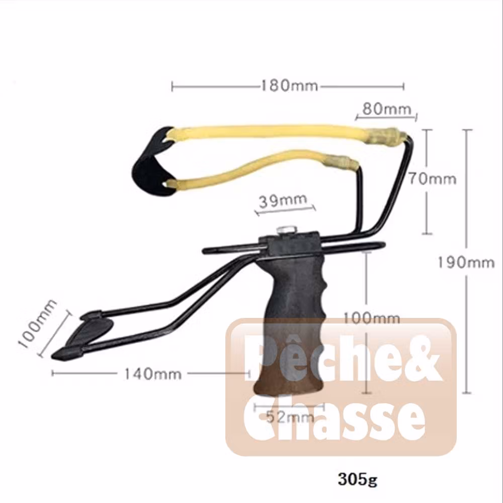 Lance pierre débutant – EasyGrip – prise stable | tir précis